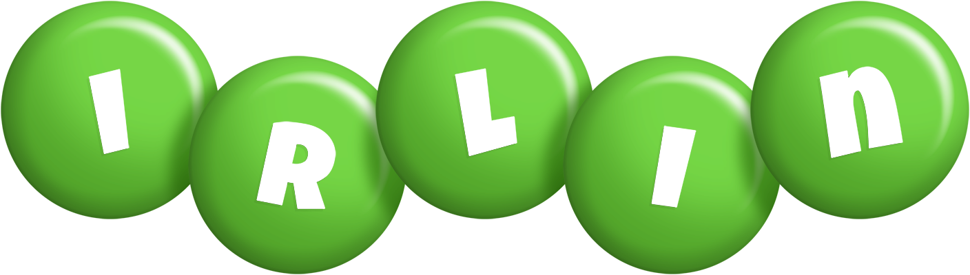 Irlin candy-green logo