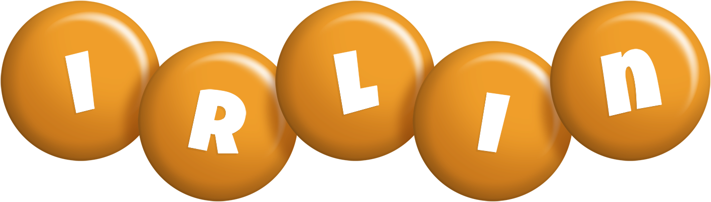 Irlin candy-orange logo
