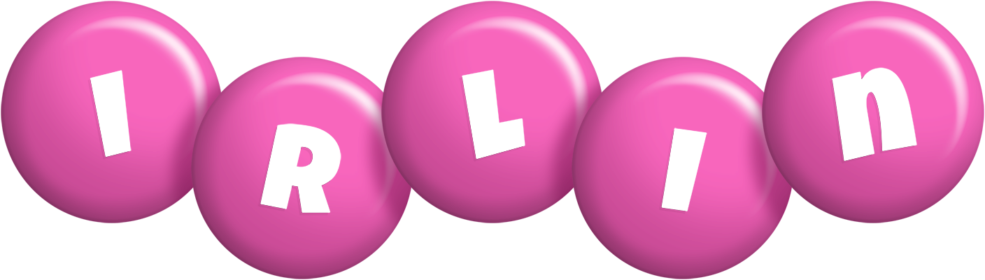 Irlin candy-pink logo