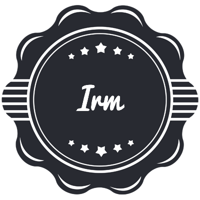 Irm badge logo