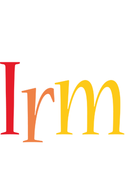 Irm birthday logo