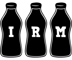 Irm bottle logo