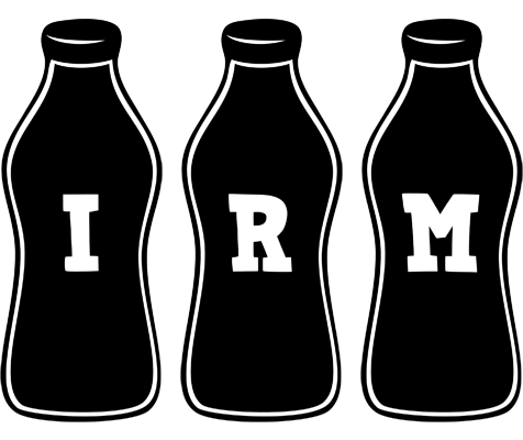 Irm bottle logo