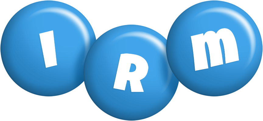 Irm candy-blue logo