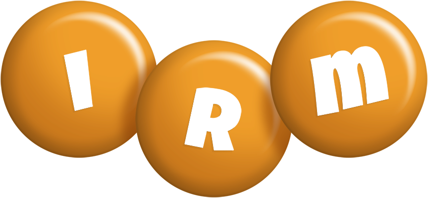 Irm candy-orange logo