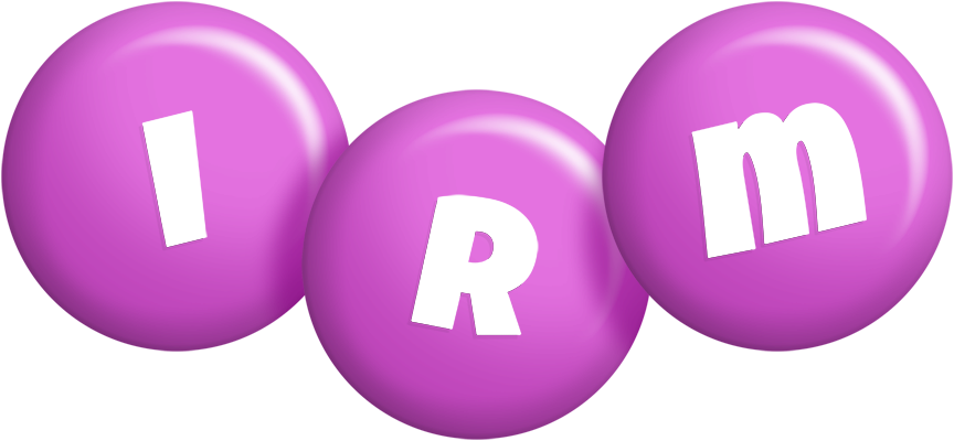 Irm candy-purple logo