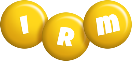 Irm candy-yellow logo