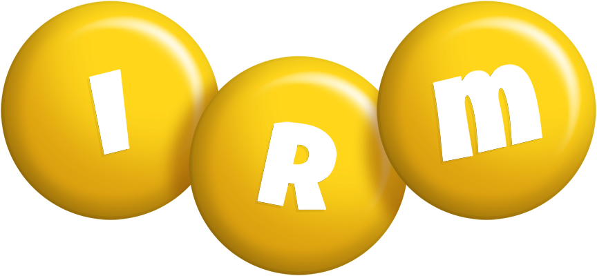 Irm candy-yellow logo