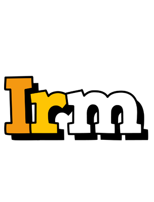 Irm cartoon logo