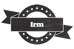 Irm grunge logo