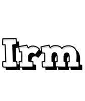 Irm snowing logo