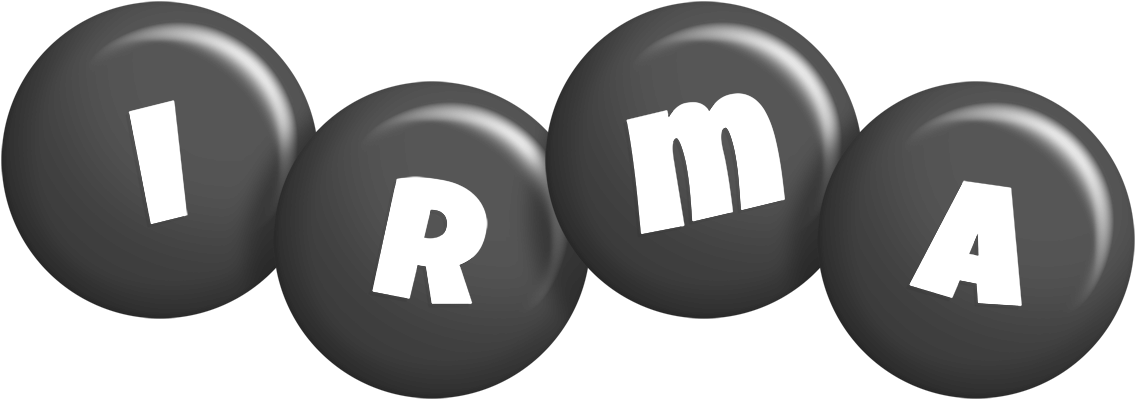 Irma candy-black logo