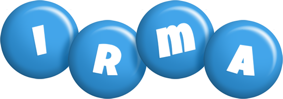 Irma candy-blue logo