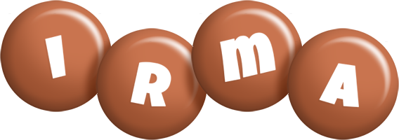 Irma candy-brown logo