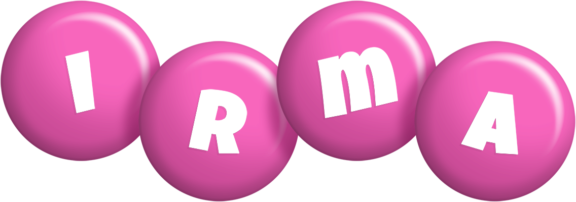 Irma candy-pink logo