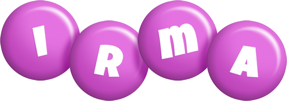 Irma candy-purple logo