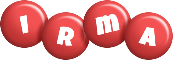 Irma candy-red logo