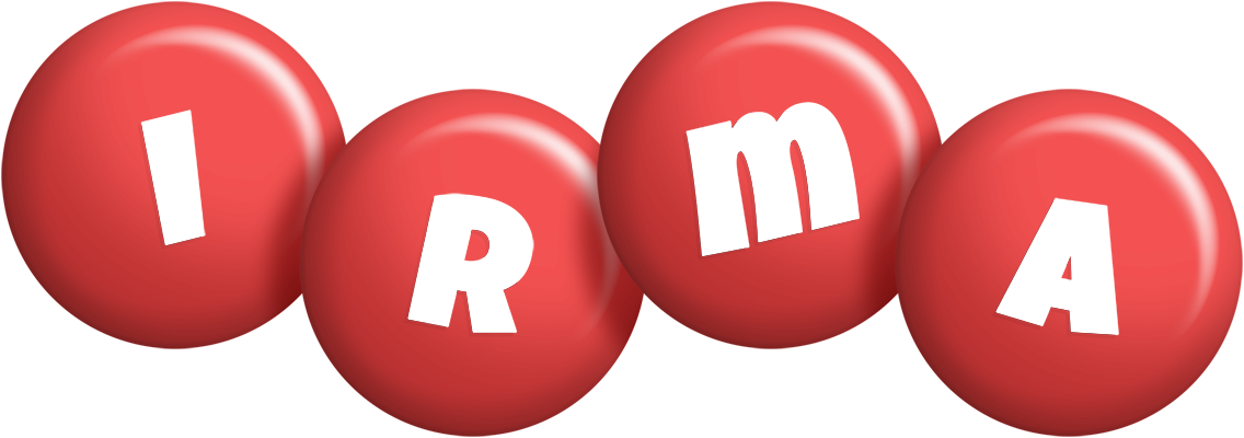 Irma candy-red logo