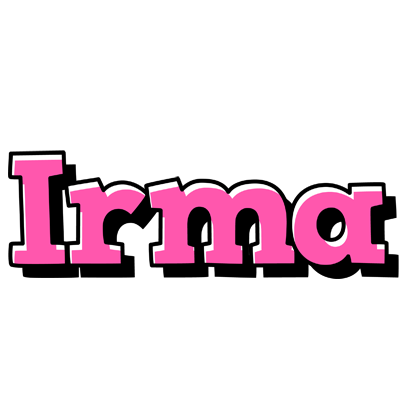 Irma girlish logo