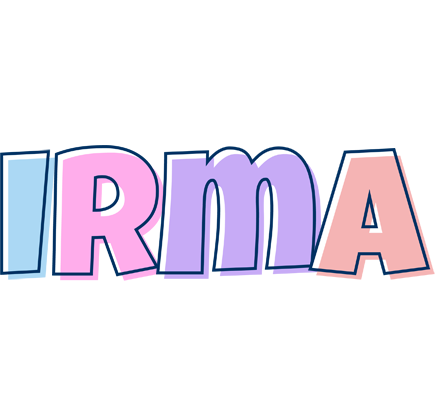 Irma pastel logo