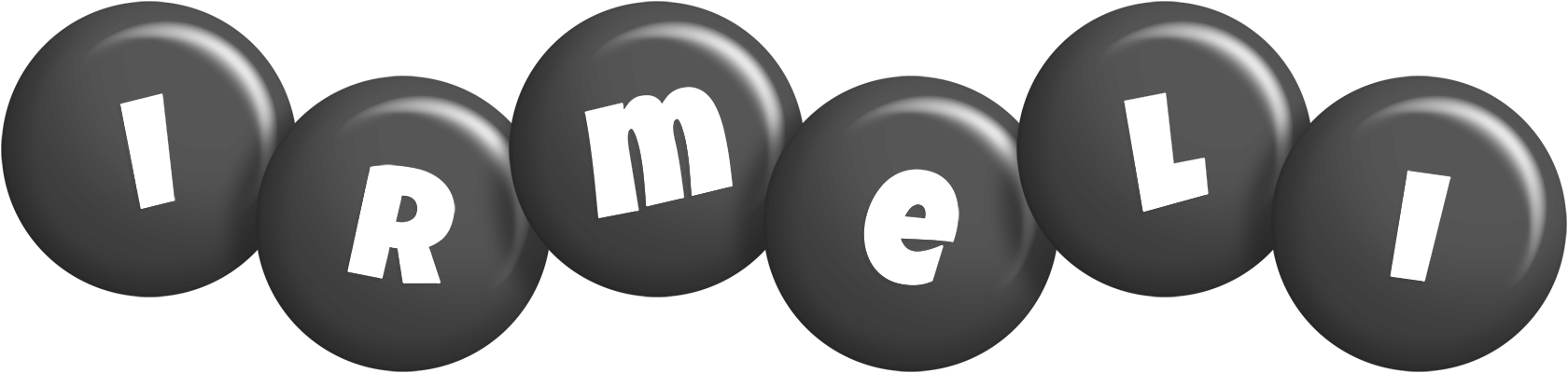 Irmeli candy-black logo