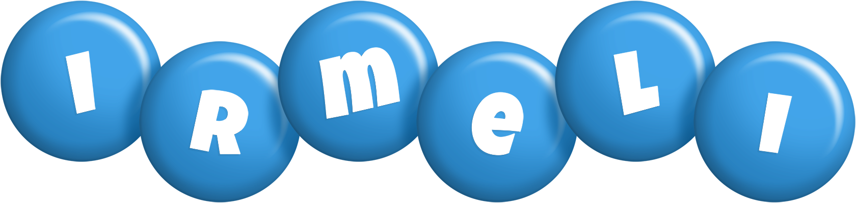 Irmeli candy-blue logo