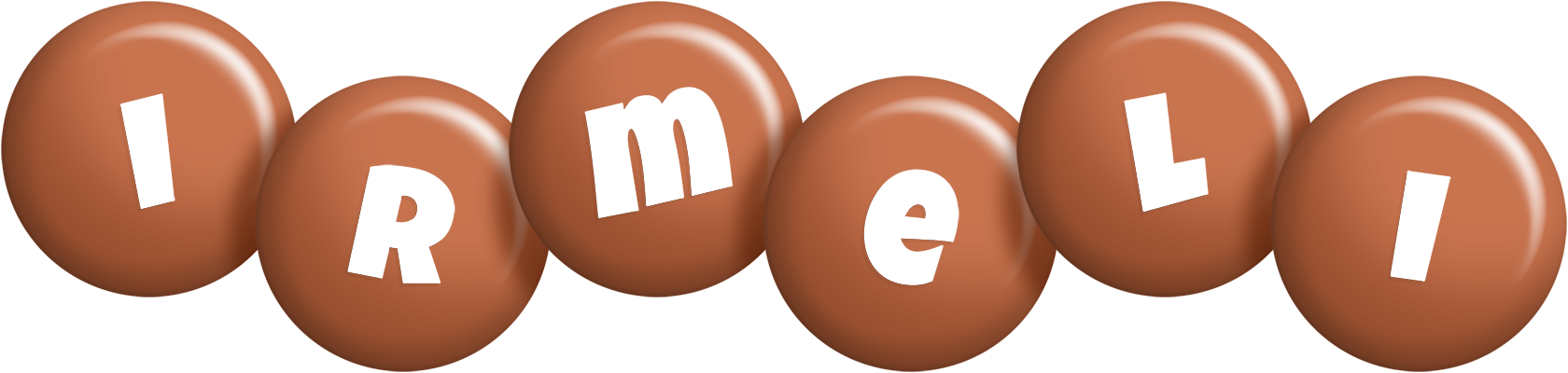 Irmeli candy-brown logo