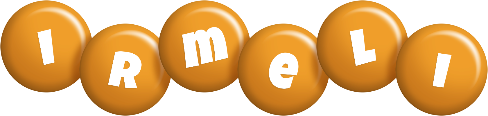 Irmeli candy-orange logo