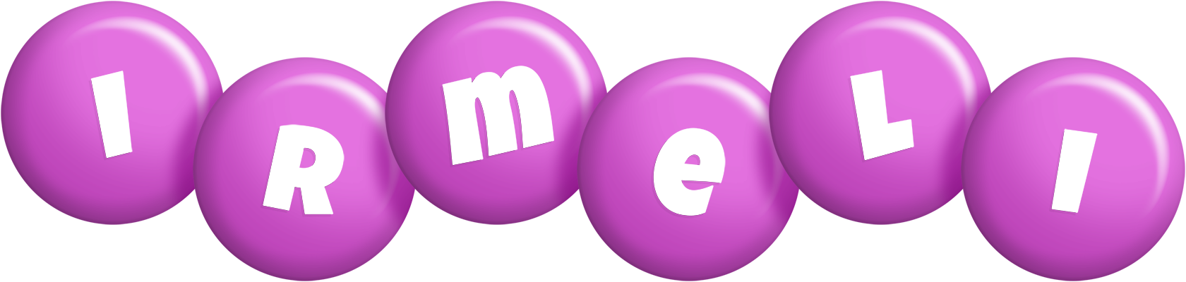 Irmeli candy-purple logo