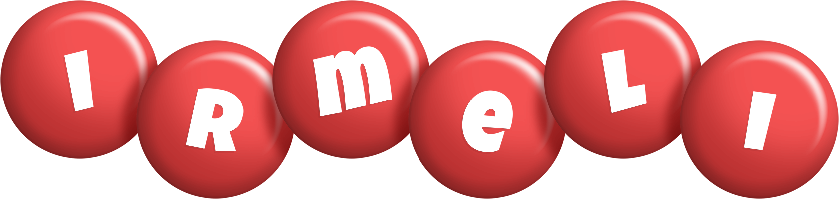 Irmeli candy-red logo