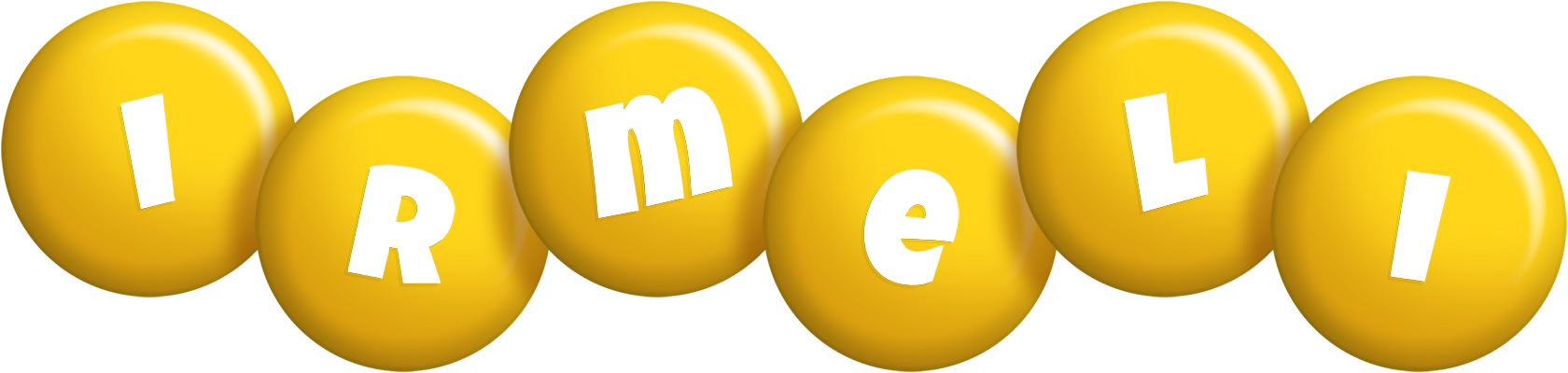 Irmeli candy-yellow logo