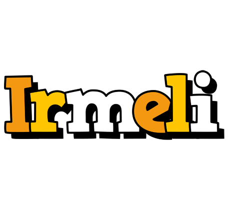 Irmeli cartoon logo