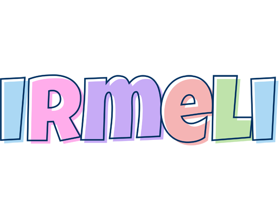 Irmeli pastel logo