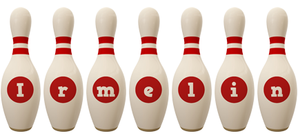 Irmelin bowling-pin logo