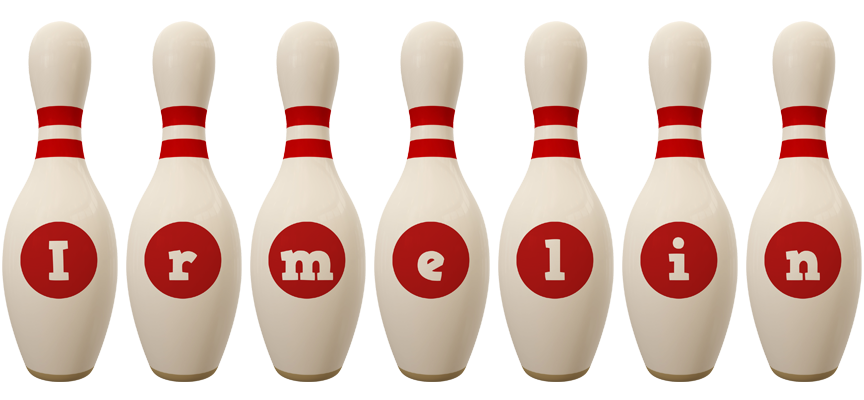 Irmelin bowling-pin logo