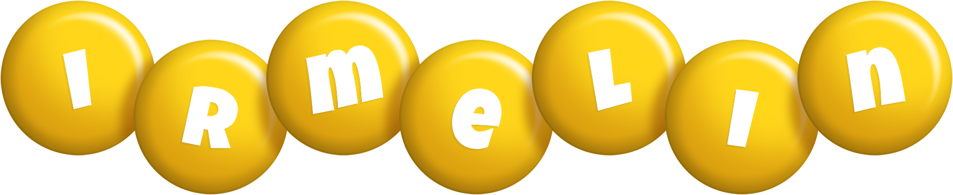 Irmelin candy-yellow logo