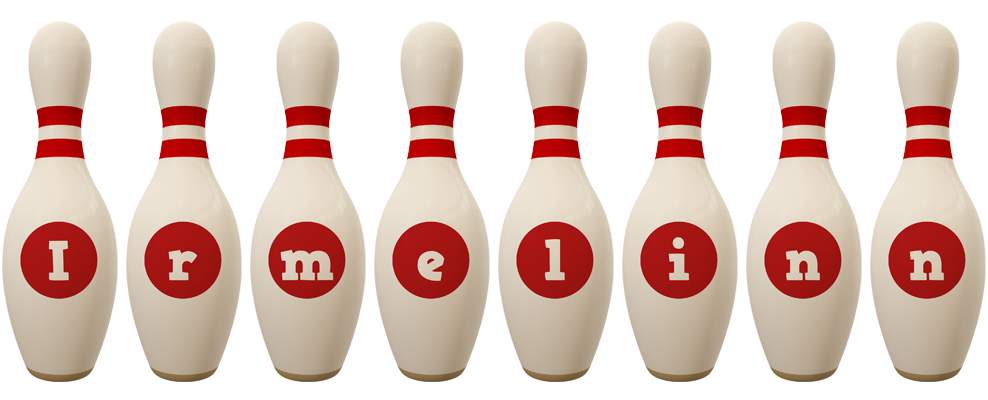 Irmelinn bowling-pin logo