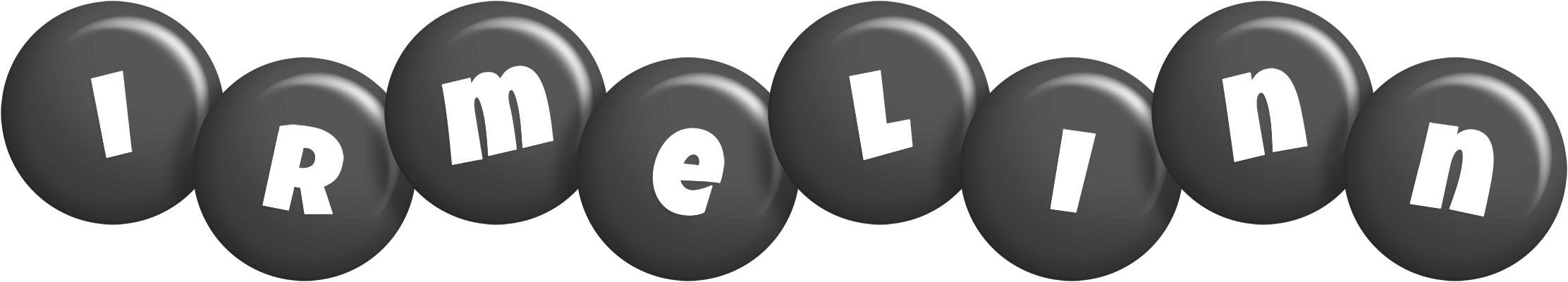 Irmelinn candy-black logo