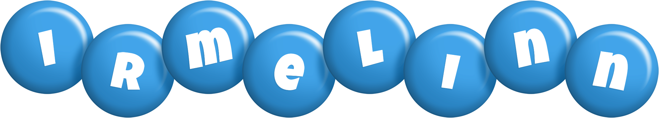 Irmelinn candy-blue logo