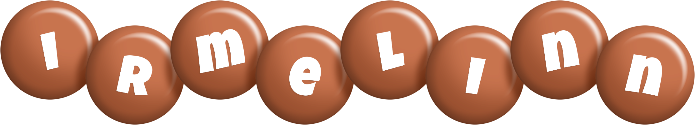 Irmelinn candy-brown logo