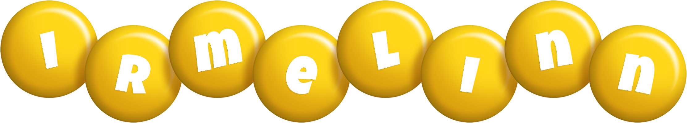 Irmelinn candy-yellow logo