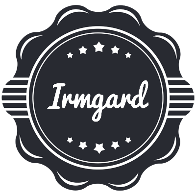 Irmgard badge logo