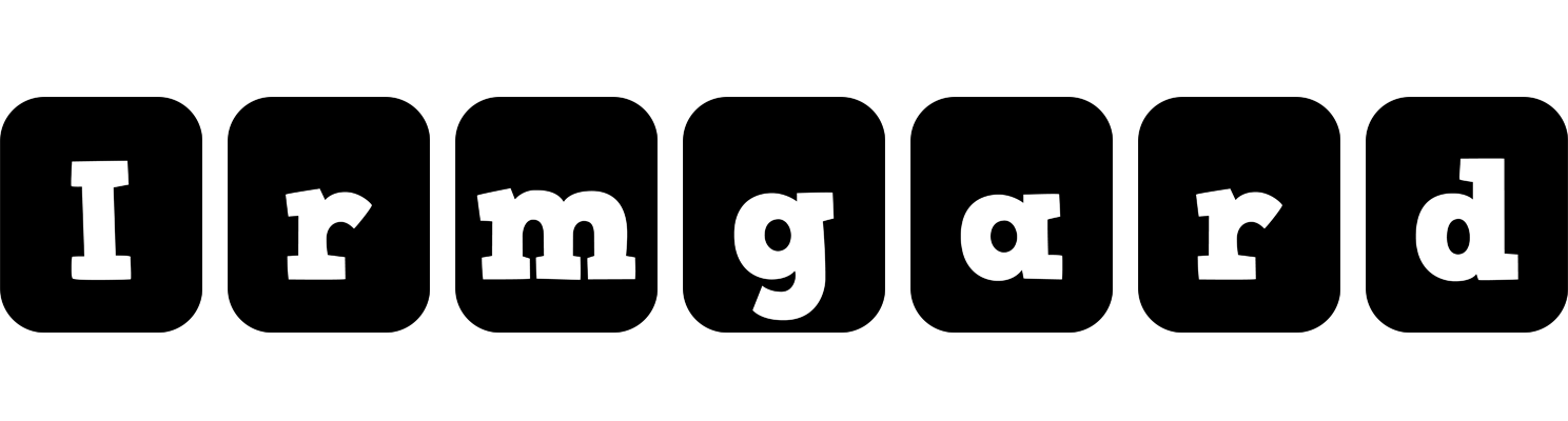 Irmgard box logo