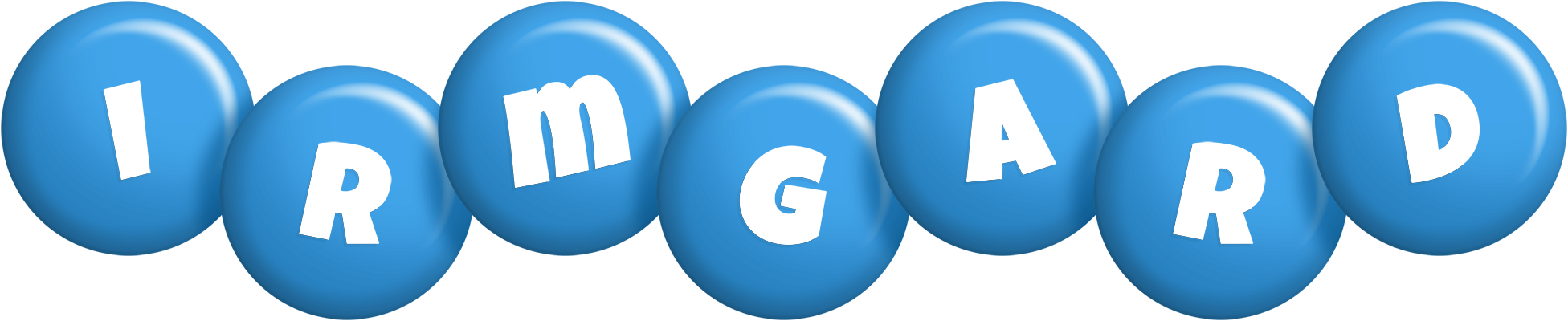 Irmgard candy-blue logo