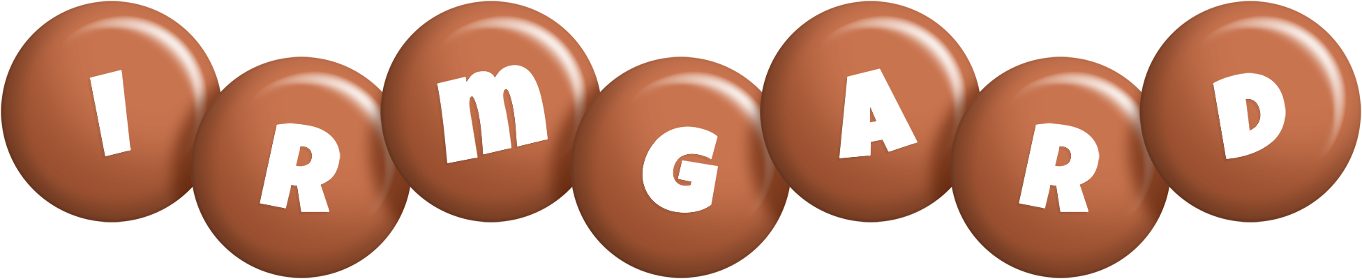 Irmgard candy-brown logo