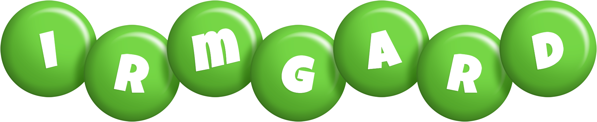 Irmgard candy-green logo