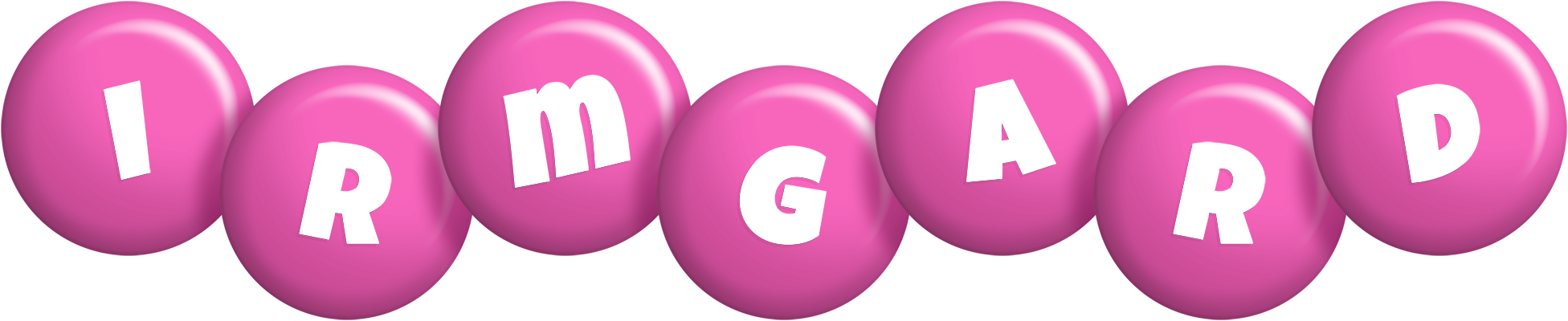 Irmgard candy-pink logo