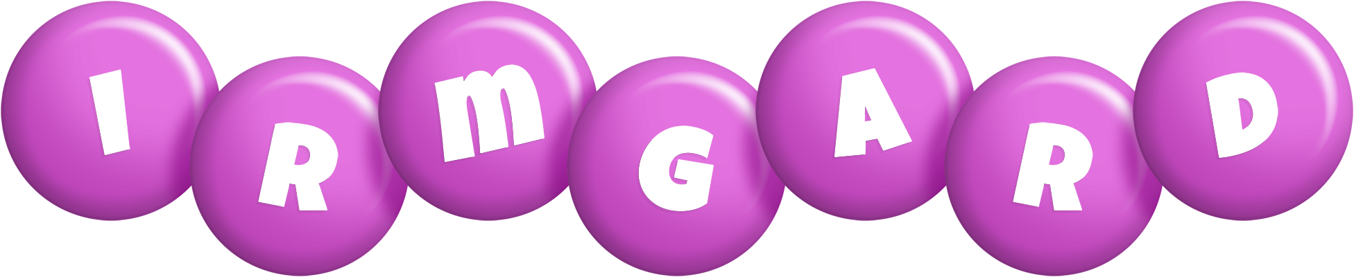 Irmgard candy-purple logo