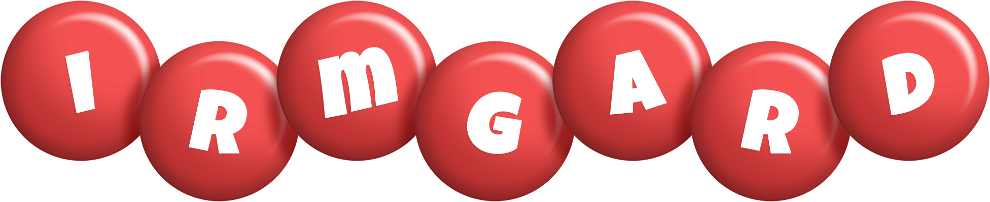 Irmgard candy-red logo