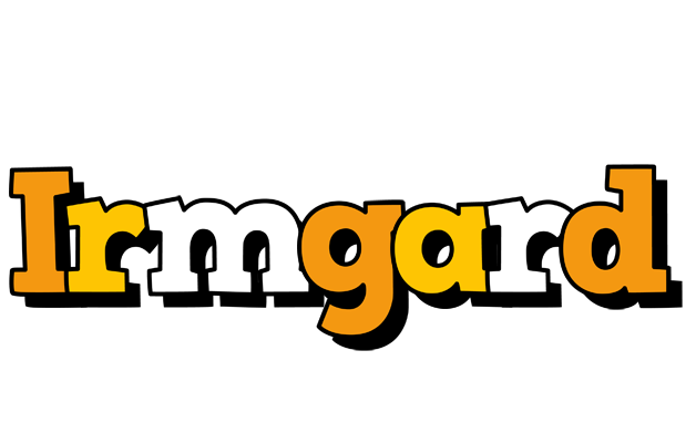 Irmgard cartoon logo